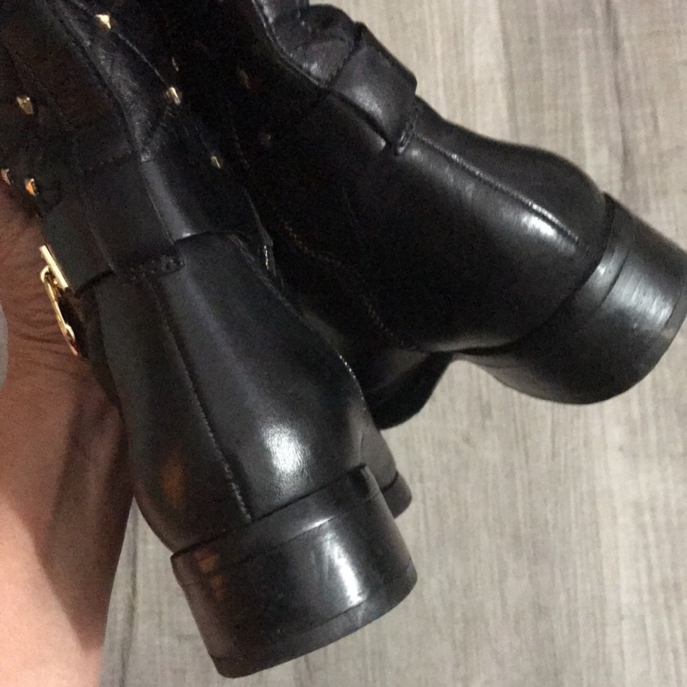 Michael Kors Black Leather Boots - Picture 7 of 12